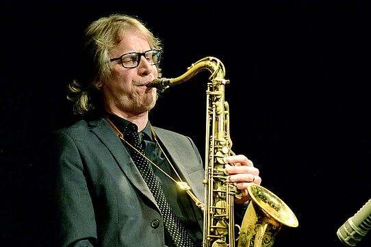 Paul Heller Paul Heller Jazz Saxofonist Live-Konzert WDR-Bigband Next Level Jazz Stadtgarten Köln 2017