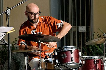 Alessandro Rossi      Jazz    Schlagzeuger    Drummer    Live-Konzert    Timeinjazz-Festival    2019