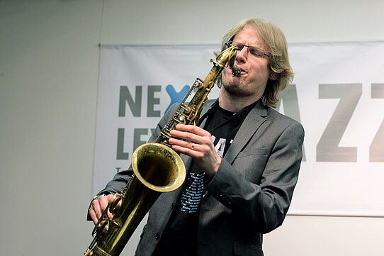 Paul Heller Paul Heller Jazz Saxofonist Live-Konzert WDR-Bigband Next Level Jazz Studio Dumont Köln 2015